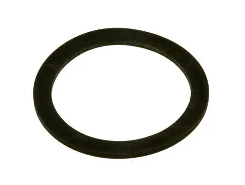 Schwarze Dichtung von Bosch, rund und ohne sichtbare Maße, hergestellt aus einem flexiblen Material für Abdichtungszwecke.